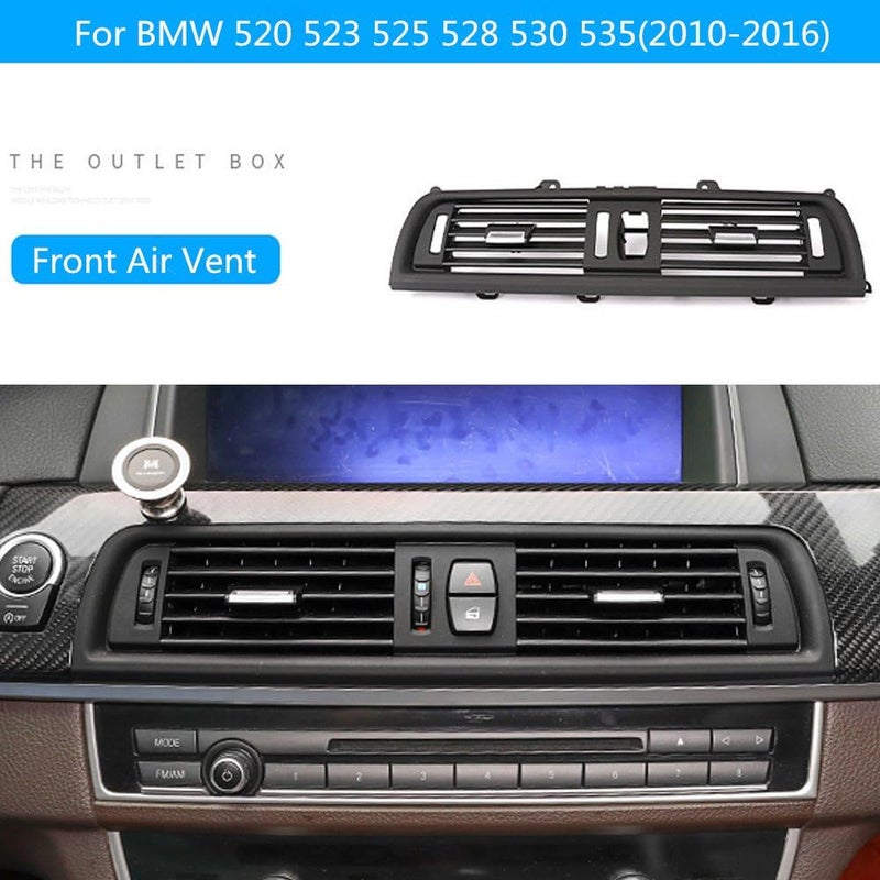 Jaronx Compatible with BMW 5 Series F10/F11 Air Vent, Upgraded Front AC Vent Replacement Compatible with BMW F10/F11 520 523 525 528 530 535 550 2010-2016, Console Dashboard Fresh Air Grille - Image 3